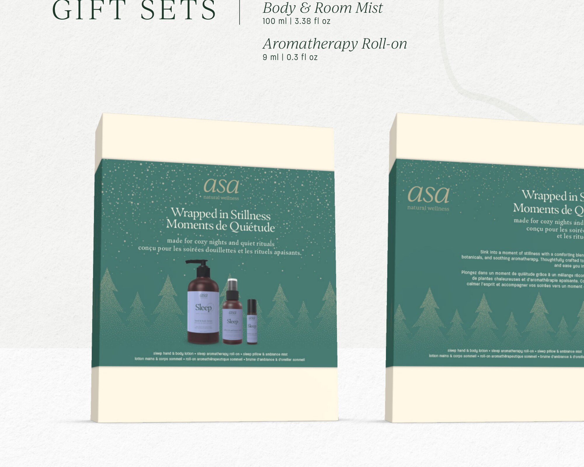 Premium green gift set
