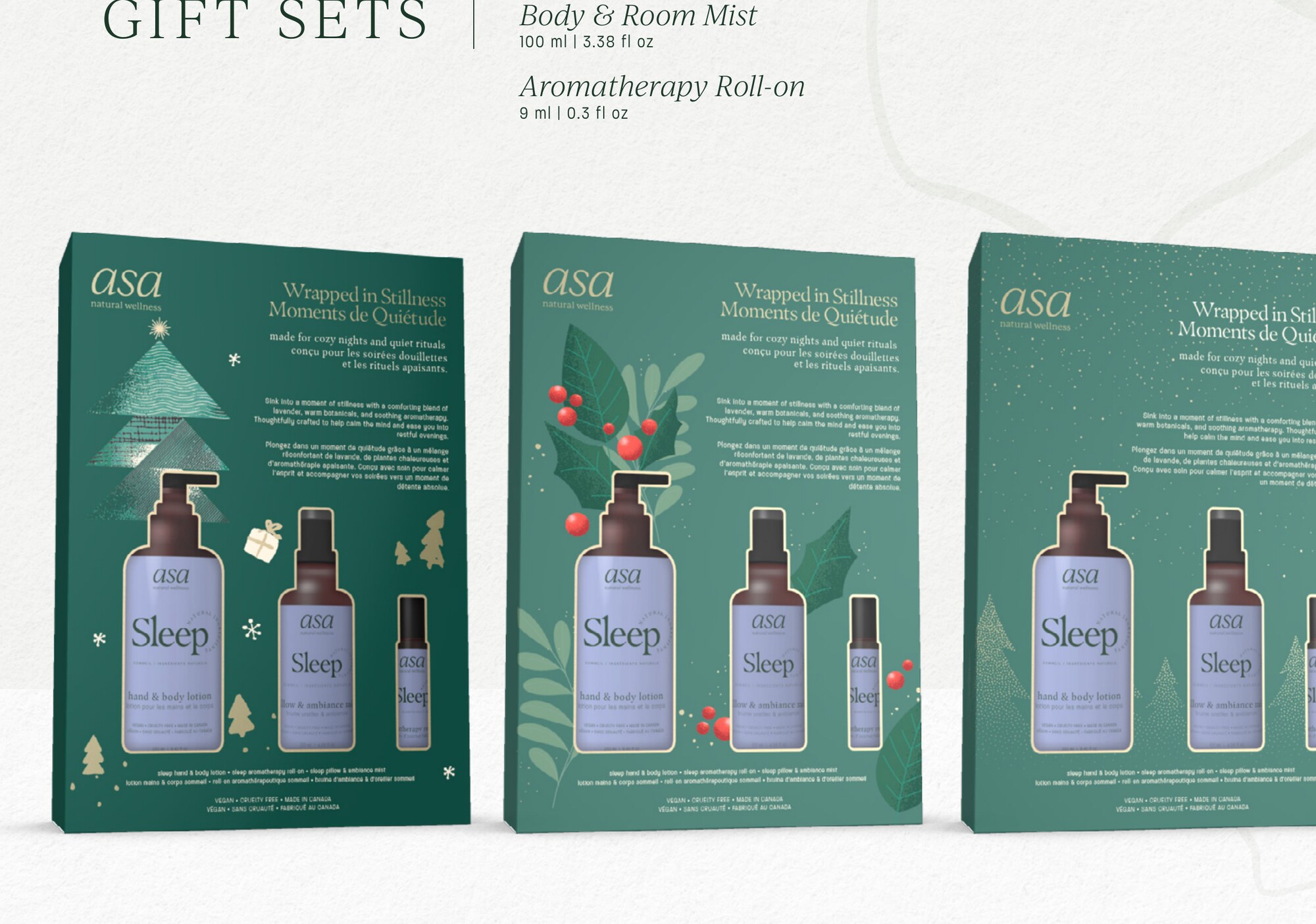Standard green gift set