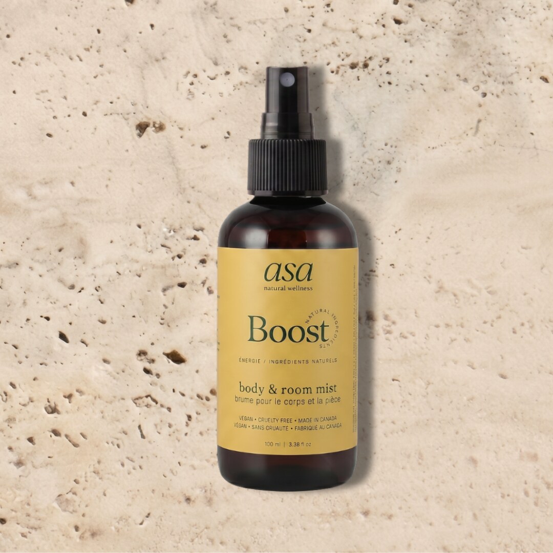 ASA Boost aromatherapy body and room mist with citrus · mint